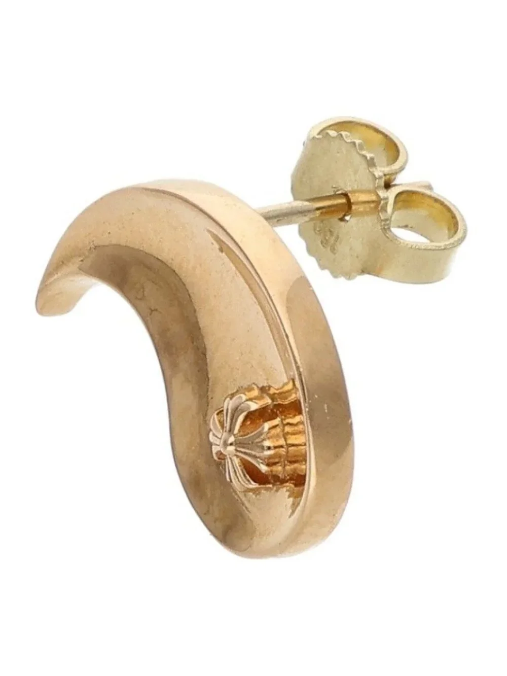 Chrome Hearts Yin Yang Gold Earrings